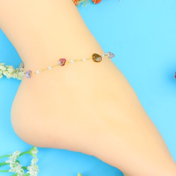 Elegant Handmade Anklet – Perfect for Women & Girls | Ideal Gift Option, DYC1784 - Picture 7 of 10
